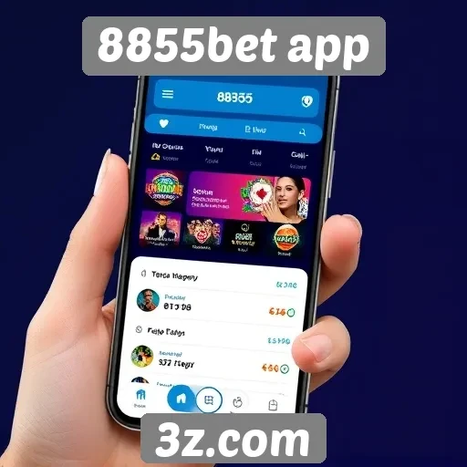 Interface do usuário no 8855bet app é intuitiva